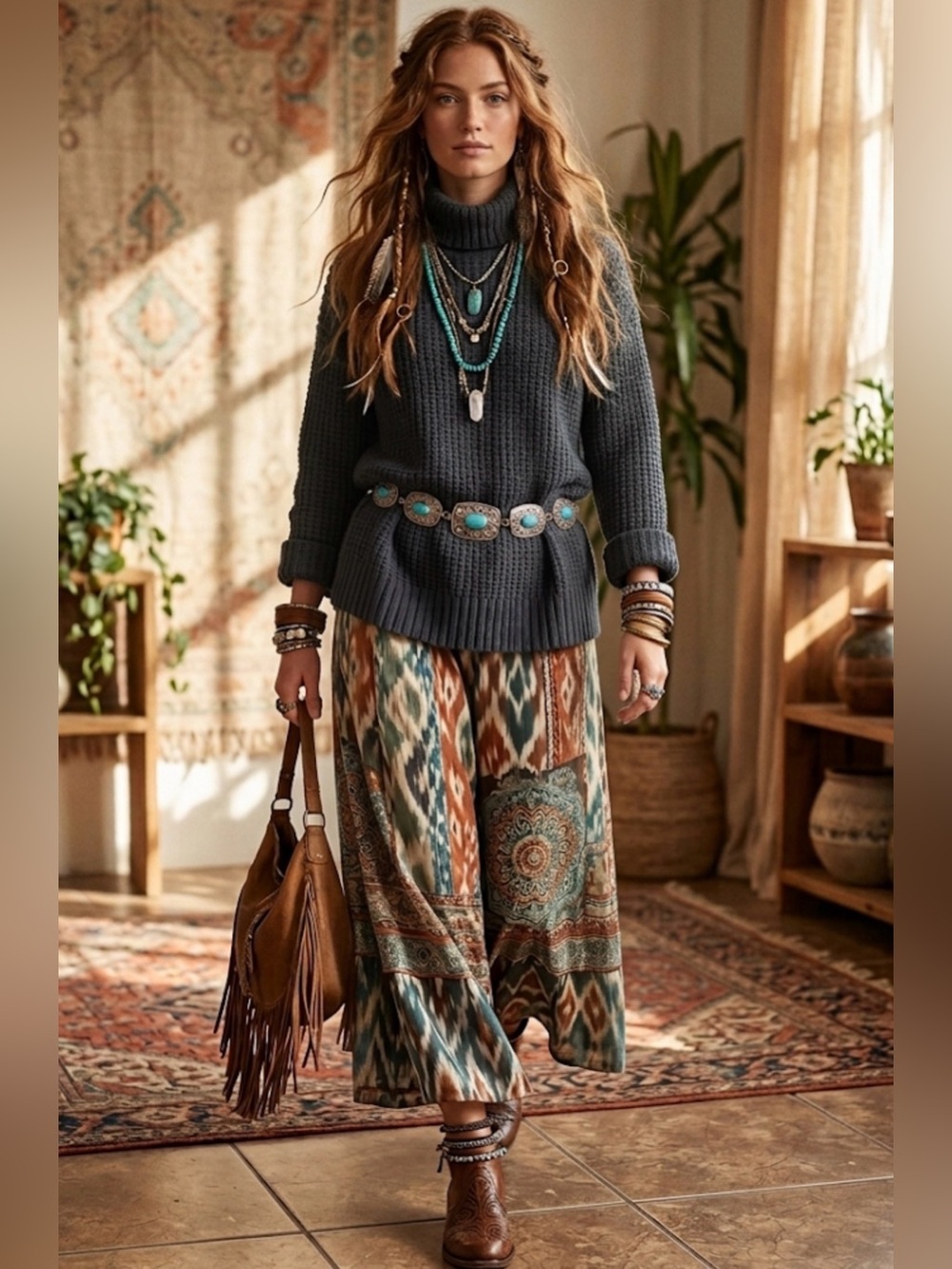 Aerie Oversized Cowl Neck Sweater